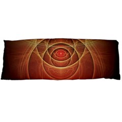 The Rusty Red Fractal Scarab Of Fiery Old Man Ra Body Pillow Case (dakimakura) by jayaprime