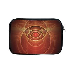 The Rusty Red Fractal Scarab Of Fiery Old Man Ra Apple Ipad Mini Zipper Cases by jayaprime