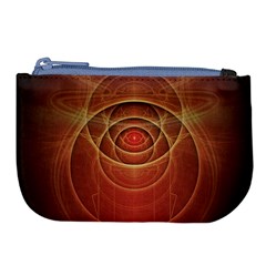 The Rusty Red Fractal Scarab Of Fiery Old Man Ra Large Coin Purse