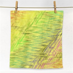 Paint On A Yellow Background                        Face Towel by LalyLauraFLM