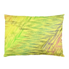 Paint On A Yellow Background                        Pillow Case by LalyLauraFLM