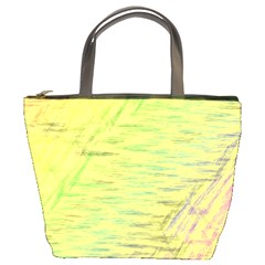 Paint On A Yellow Background                   Bucket Bag by LalyLauraFLM