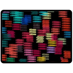 Colorful Horizontal Paint Strokes                        Plate Mat by LalyLauraFLM