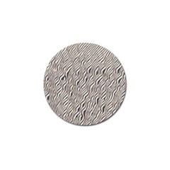 Zebra Pattern Animal Print Golf Ball Marker