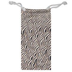 Zebra Pattern Animal Print Jewelry Bag by paulaoliveiradesign