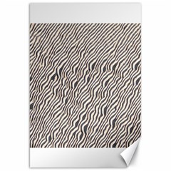 Zebra Pattern Animal Print Canvas 20  X 30   by paulaoliveiradesign