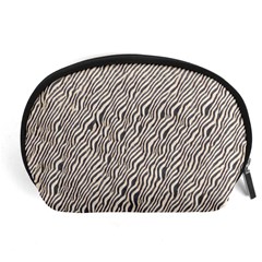 Zebra Pattern Animal Print Accessory Pouches (large)  by paulaoliveiradesign