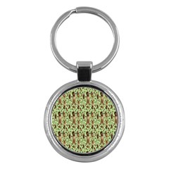 Puppy Dog Pattern Key Chains (round)  by BangZart