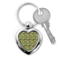 Puppy Dog Pattern Key Chains (heart)  by BangZart