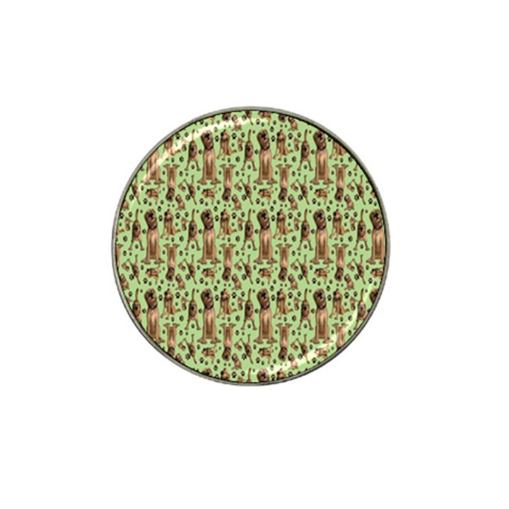 Puppy Dog Pattern Hat Clip Ball Marker