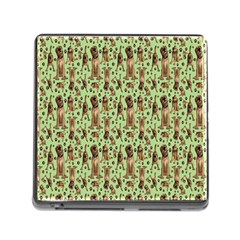 Puppy Dog Pattern Memory Card Reader (square) by BangZart