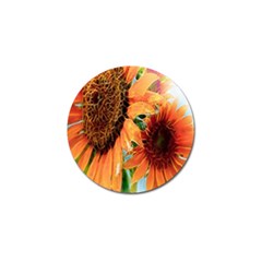 Sunflower Art  Artistic Effect Background Golf Ball Marker (4 Pack) by BangZart