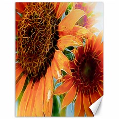 Sunflower Art  Artistic Effect Background Canvas 18  X 24   by BangZart