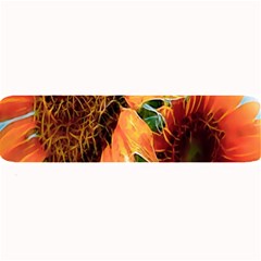 Sunflower Art  Artistic Effect Background Large Bar Mats by BangZart