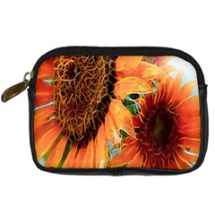 Sunflower Art  Artistic Effect Background Digital Camera Cases by BangZart