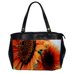 Sunflower Art  Artistic Effect Background Office Handbags by BangZart