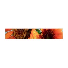 Sunflower Art  Artistic Effect Background Flano Scarf (mini) by BangZart