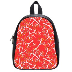 Small Flowers Pattern Floral Seamless Pattern Vector School Bags (small)  by BangZart