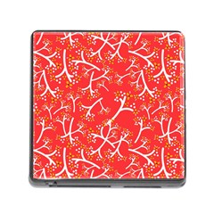 Small Flowers Pattern Floral Seamless Pattern Vector Memory Card Reader (square) by BangZart