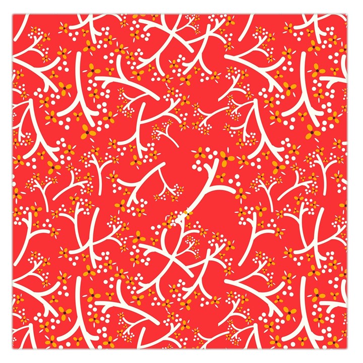 Small Flowers Pattern Floral Seamless Pattern Vector Large Satin Scarf (Square)