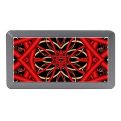 Fractal Wallpaper With Red Tangled Wires Memory Card Reader (mini) by BangZart