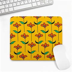 Small Flowers Pattern Floral Seamless Pattern Vector Large Mousepads by BangZart