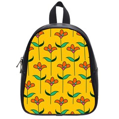 Small Flowers Pattern Floral Seamless Pattern Vector School Bags (small)  by BangZart