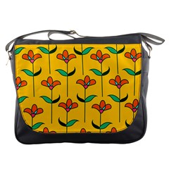 Small Flowers Pattern Floral Seamless Pattern Vector Messenger Bags