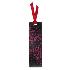 Pink Floral Pattern Background Wallpaper Small Book Marks by BangZart