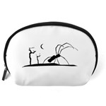 Dark Scene Silhouette Style Graphic Illustration Accessory Pouches (Large)  Back