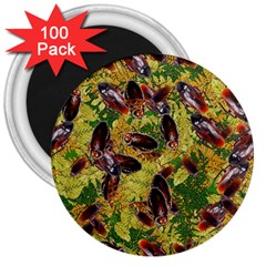 Cockroaches 3  Magnets (100 Pack) by SuperPatterns