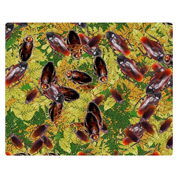 Cockroaches Double Sided Flano Blanket (Medium) 