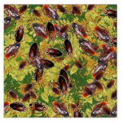 Cockroaches Large Satin Scarf (square) by SuperPatterns