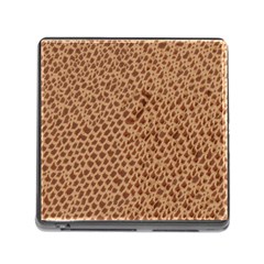 Giraffe Pattern Animal Print  Memory Card Reader (square) by paulaoliveiradesign