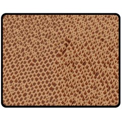 Giraffe Pattern Animal Print  Double Sided Fleece Blanket (medium)  by paulaoliveiradesign