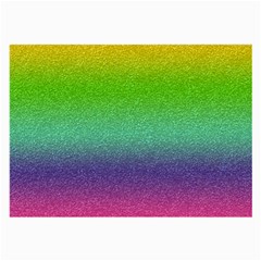 Metallic Rainbow Glitter Texture Large Glasses Cloth