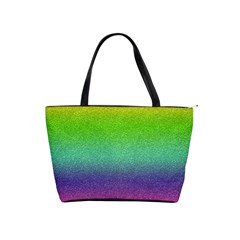 Metallic Rainbow Glitter Texture Shoulder Handbags by paulaoliveiradesign