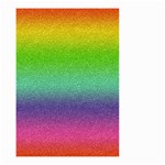 Metallic Rainbow Glitter Texture Small Garden Flag (Two Sides) Front