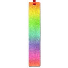 Metallic Rainbow Glitter Texture Large Book Marks by paulaoliveiradesign