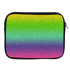 Metallic Rainbow Glitter Texture Apple Ipad 2/3/4 Zipper Cases by paulaoliveiradesign