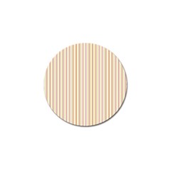 Stripes Pink And Green  Line Pattern Golf Ball Marker