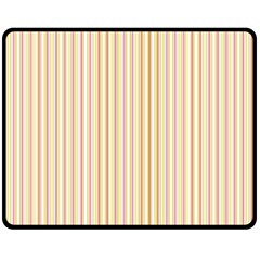 Stripes Pink And Green  Line Pattern Fleece Blanket (medium) 