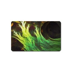 A Seaweed s Deepdream Of Faded Fractal Fall Colors Magnet (name Card) by jayaprime