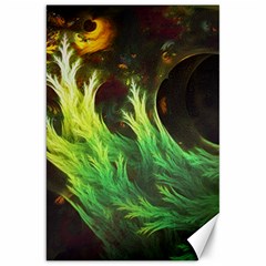 A Seaweed s Deepdream Of Faded Fractal Fall Colors Canvas 20  X 30   by jayaprime