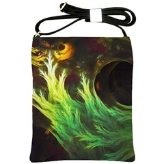 A Seaweed s Deepdream Of Faded Fractal Fall Colors Shoulder Sling Bags