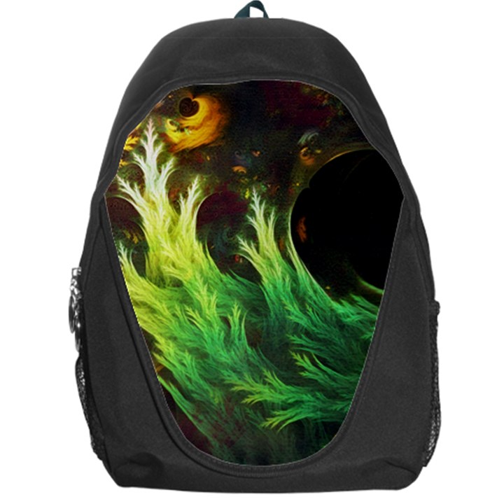 A Seaweed s DeepDream of Faded Fractal Fall Colors Backpack Bag