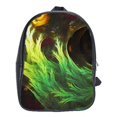 A Seaweed s Deepdream Of Faded Fractal Fall Colors School Bags (xl)  by jayaprime