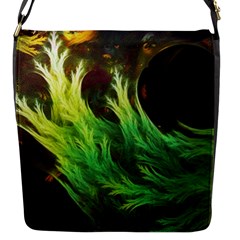 A Seaweed s Deepdream Of Faded Fractal Fall Colors Flap Messenger Bag (s) by jayaprime