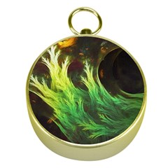 A Seaweed s Deepdream Of Faded Fractal Fall Colors Gold Compasses by jayaprime