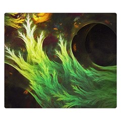 A Seaweed s Deepdream Of Faded Fractal Fall Colors Double Sided Flano Blanket (small)  by jayaprime